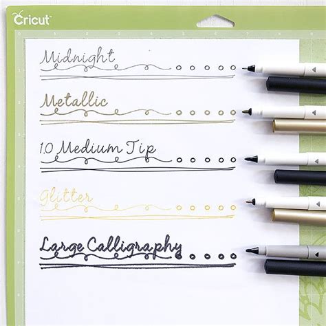 cricut pens gold|cricut pen fill in text.